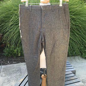 Banana Republic Tailored Fit Brown Tweed Wool Pants - Size 30/32